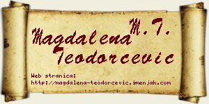 Magdalena Teodorčević vizit kartica
